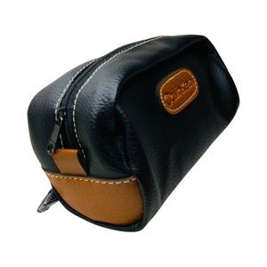 Calvin Klein Toiletry Bag in Black& brown leather